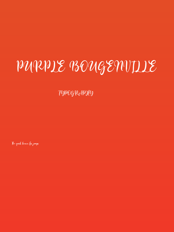 Purple Bougenville Poster