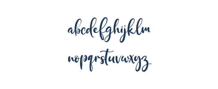 Purple Bougenville Lowercase