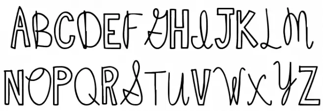Purple Boxers Font Litere mari
