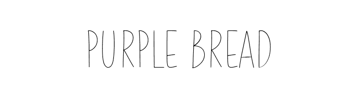 Purple Bread  フリーフォントのダウンロード