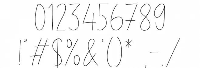 Purple Bread Font OTHER CHARS