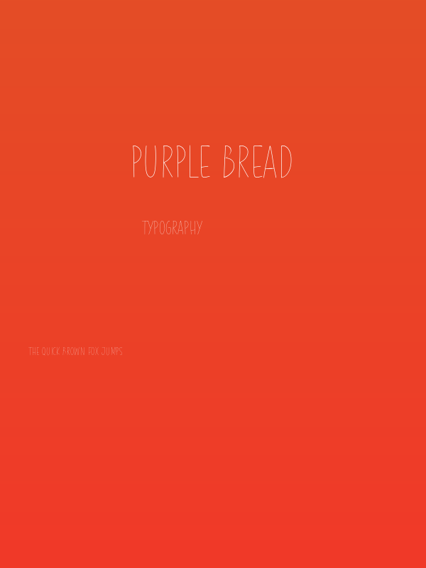 Purple Bread Poster