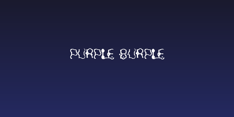 Purple Burple Social Header