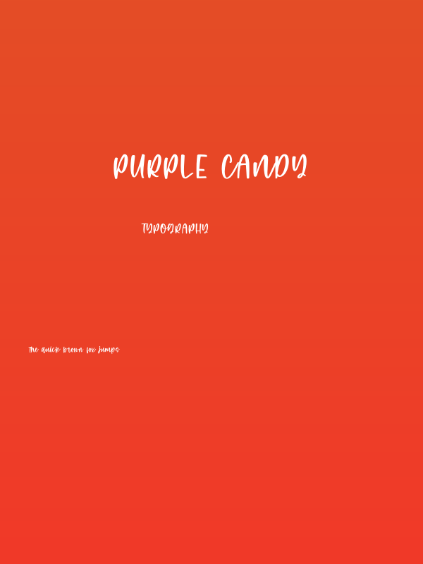 Purple Candy Poster