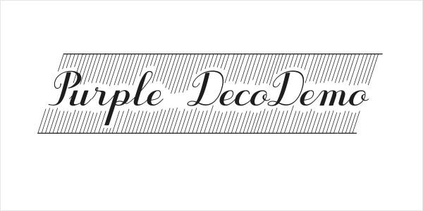 Purple DecoDemo Logo