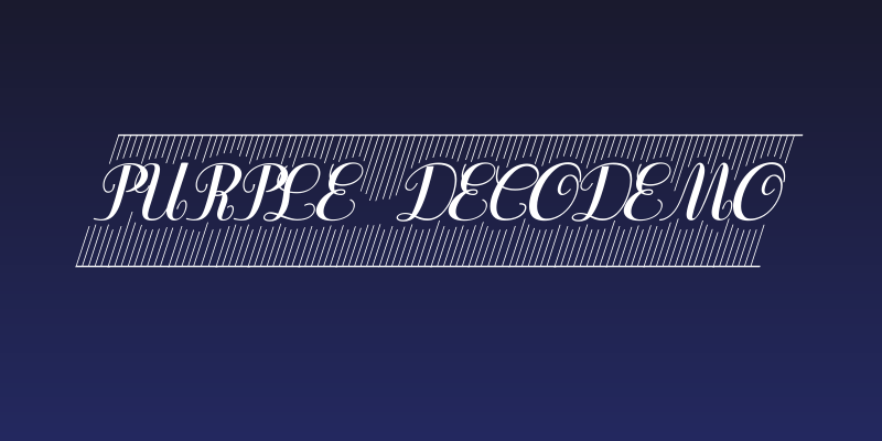 Purple DecoDemo Social Header