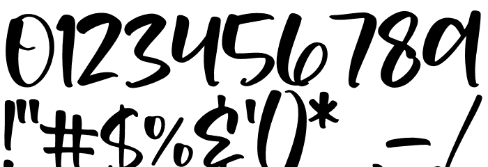 Purple Dragon Font OTHER CHARS