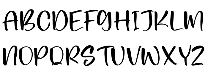Purple Dragon Font UPPERCASE