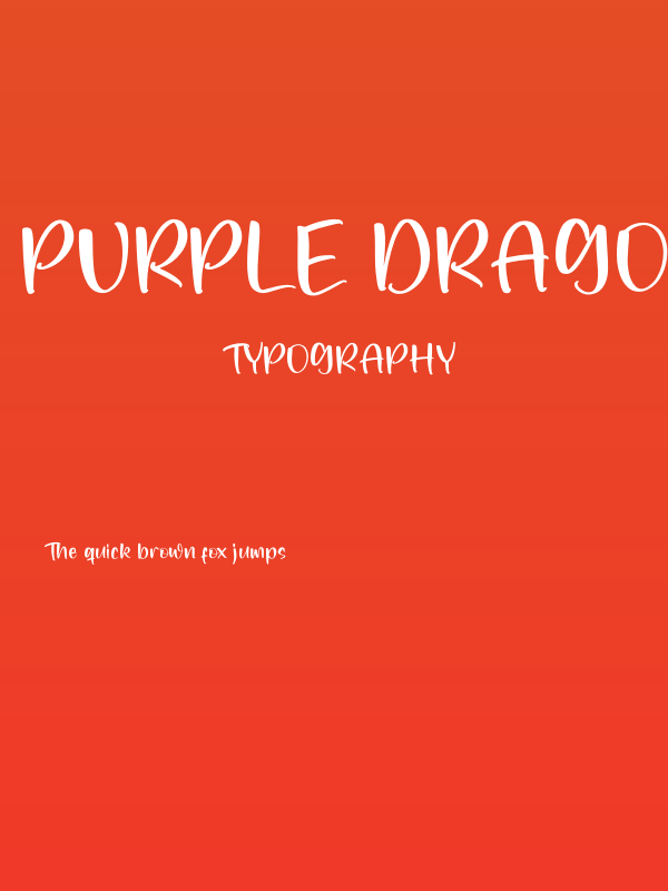Purple Dragon Poster
