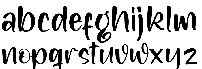 Purple Dragon Font LOWERCASE