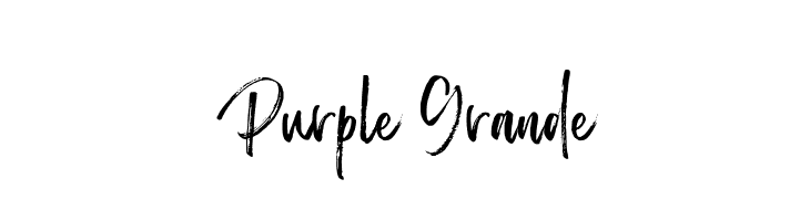 Purple Grande  नि: शुल्क फ़ॉन्ट्स डाउनलोड