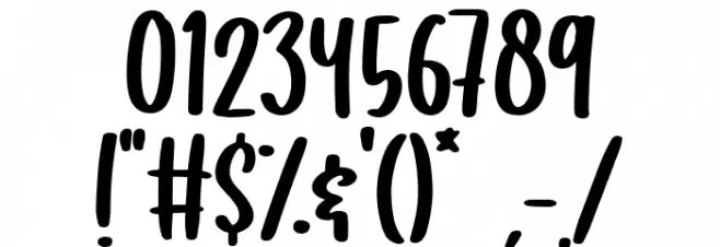 Purple Hope Font OTHER CHARS