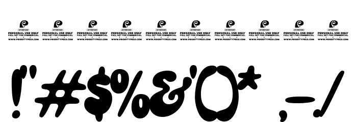 Purple Magic DEMO Regular Font OTHER CHARS