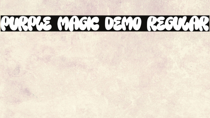 Purple Magic DEMO Regular Example 1