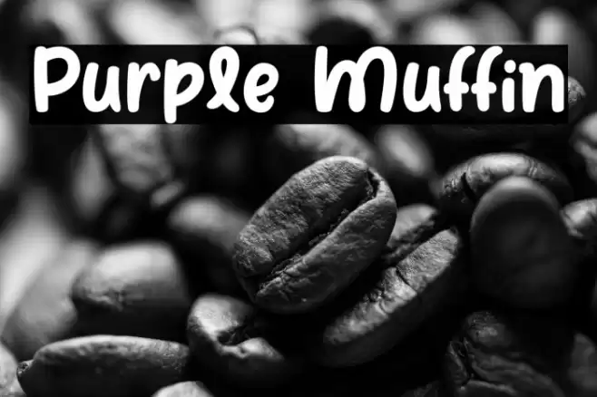 Purple Muffin Font examples