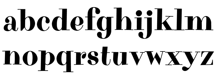 Purple Purse Font LOWERCASE