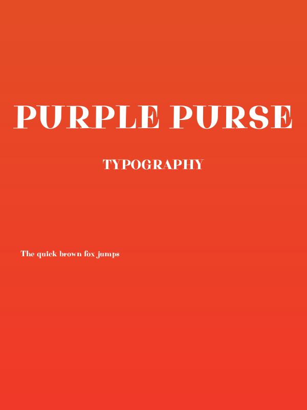 Purple Purse Poster