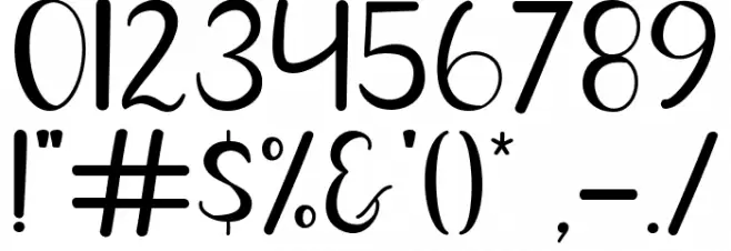 Purple Queen Font OTHER CHARS