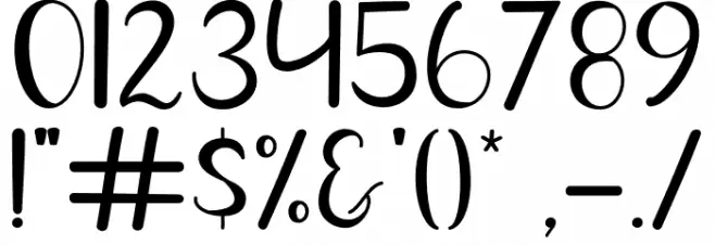 Purple Queen Font OTHER CHARS