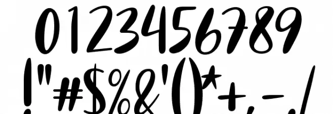 Purple River Font OTHER CHARS