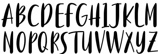 Purple River Schriftart Groß