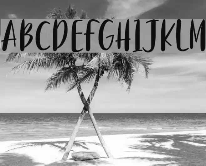 Purple River Font examples