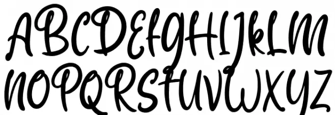 Purple Rosallia - Personal Use Schriftart Groß