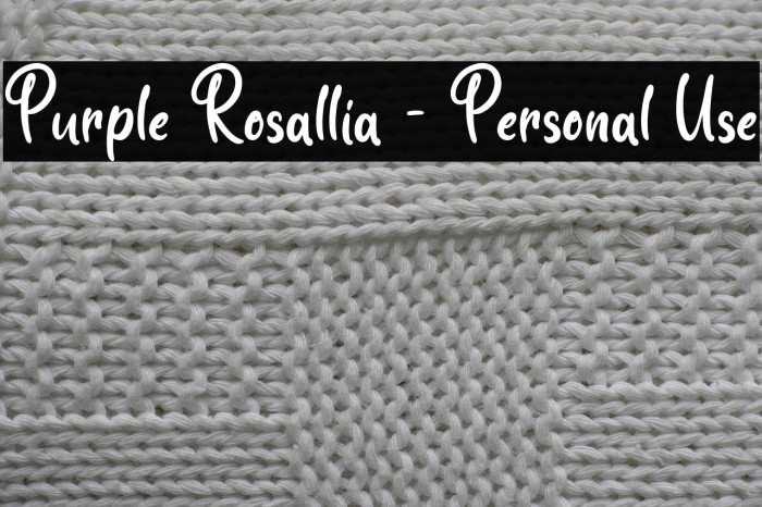Purple Rosallia - Personal Use Example 3