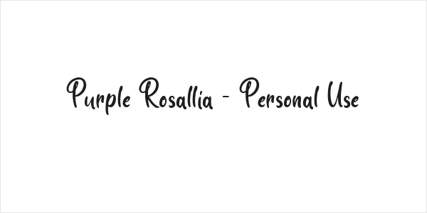 Purple Rosallia - Personal Use Logo