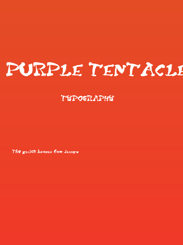 Purple Tentacle PD Poster
