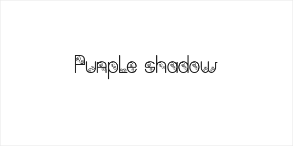 Purple shadow Logo