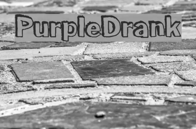 PurpleDrank Font examples