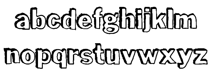 PurpleDrank Font LOWERCASE