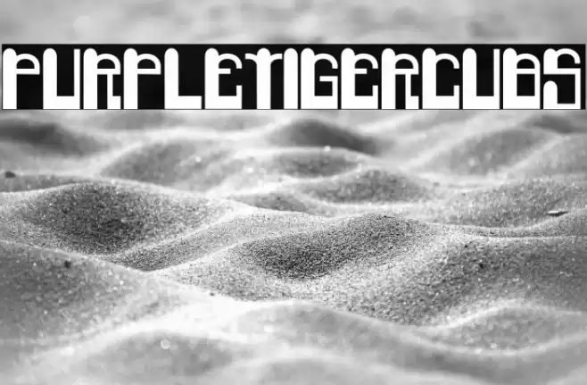 PurpleTigerCubs Font examples