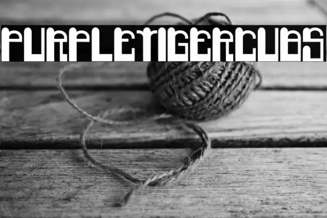 PurpleTigerCubs Font examples