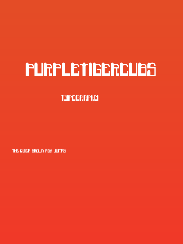 PurpleTigerCubs Poster