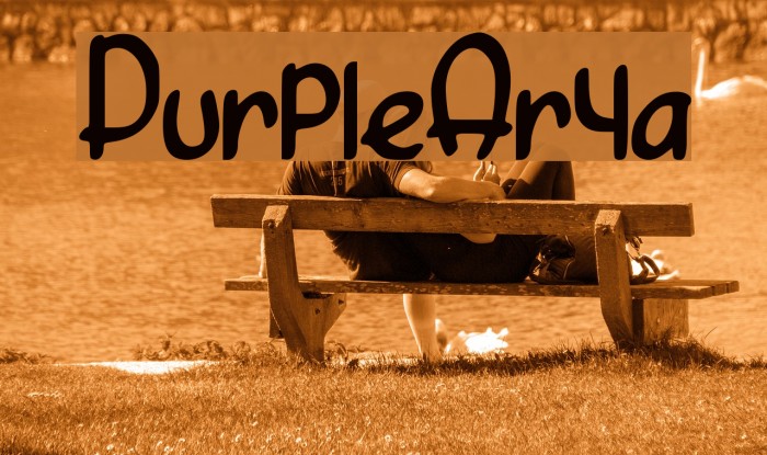 Purple_Arya Font examples