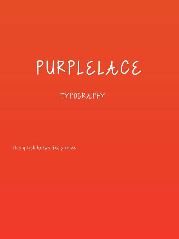 Purplelace Poster