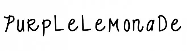 Purplelemonade Font