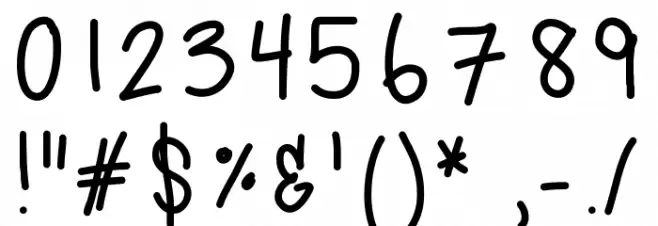 Purplelemonade Font OTHER CHARS