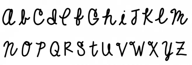 Purplelemonade Font UPPERCASE