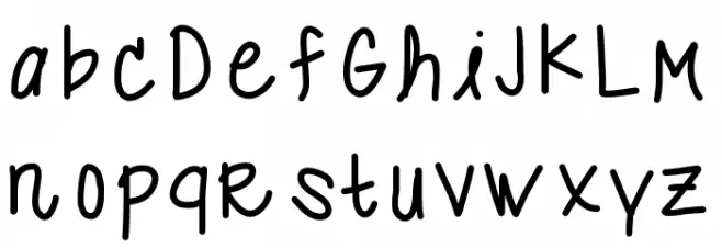 Purplelemonade Font LOWERCASE
