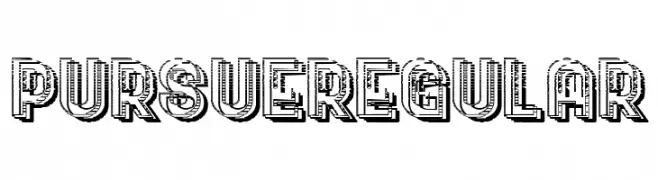 Pursue Regular  Fuentes Gratis Descargar