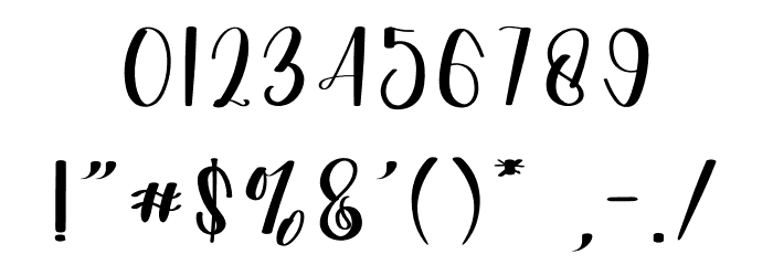 Pursuit Font OTHER CHARS