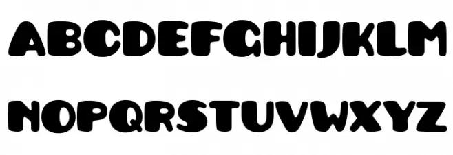 Pusab Schriftart Groß