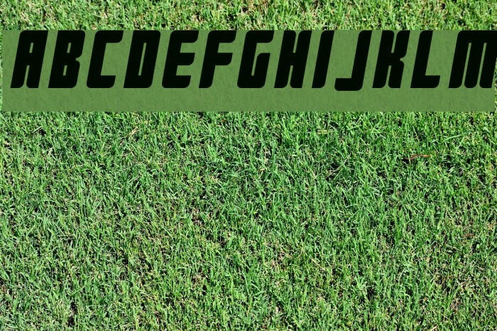 Push Black Font examples
