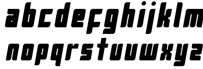 Push Black Font LOWERCASE