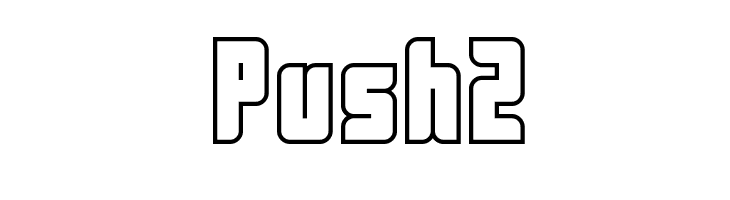 Push2  les polices de caractères gratuit tlcharger