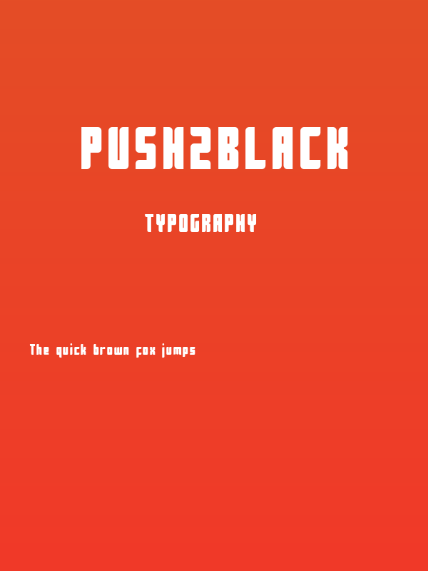 Push2Black Poster