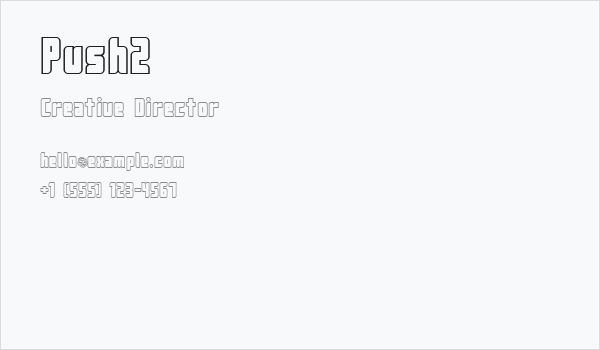 Push2 Business Card